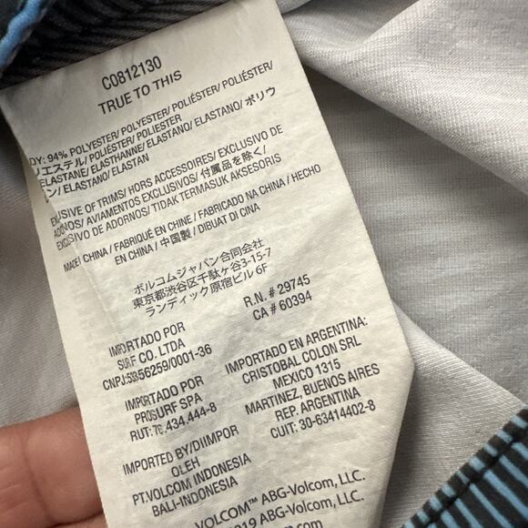 Volcom Mod Tech Boys Youth Size 29 Board shorts Swimwear Trucks Swim Striped - Picture 8 of 8